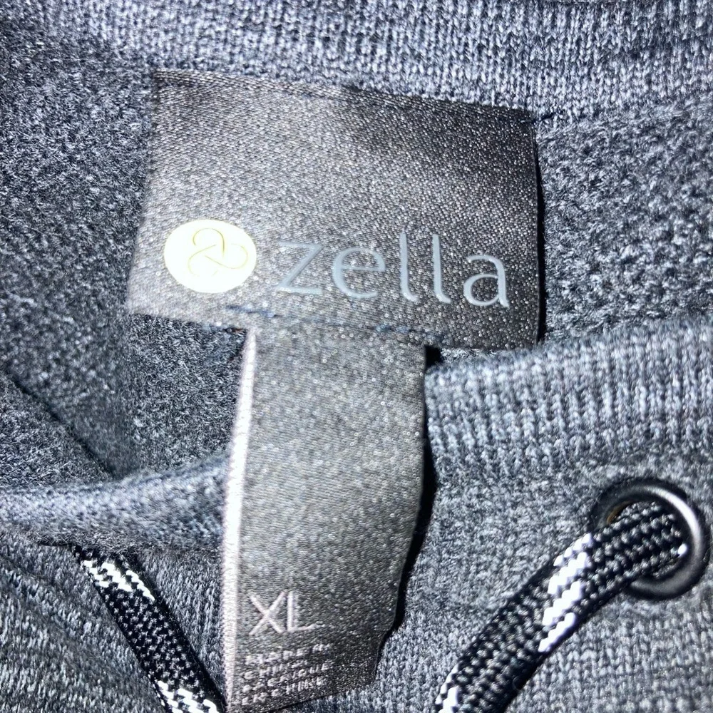 Zella Live Drawstring Waist Pocket Jogger‎ Pants - Black - Grey Sz-XL